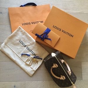 Louis Vuitton box and dust bag